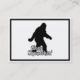 Gone Squatchin' Visitekaartje