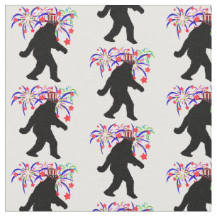 Gone Squatchin' voor 4 juli Stof