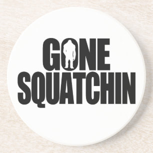 Gone Squatchin Zandsteen Onderzetter