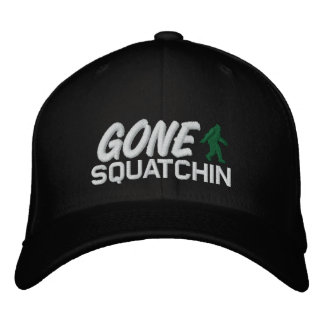 Gone Squatchin - zwart wit en groen Pet