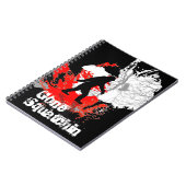 Gone Squatchin, zwarte bigfoot Notitieboek (Linkerzijde)