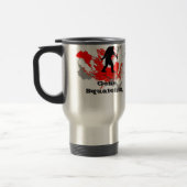 Gone Squatchin, zwarte bigfoot Reisbeker (Links)