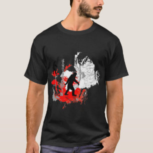Gone Squatchin *zwarte logo* bossen T-shirt