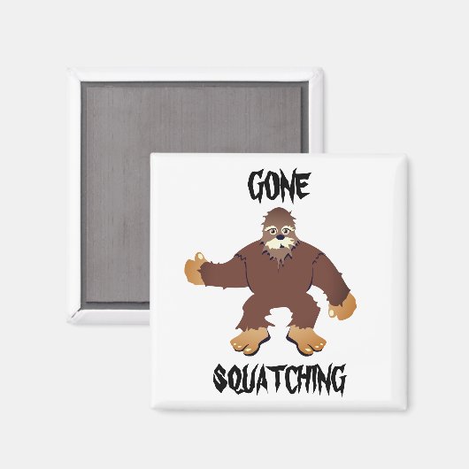 Gone Squatching Magneet (Voorkant / Achterkant)