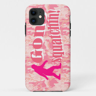 Gone Squatching op roze camouflage Case-Mate iPhone Case