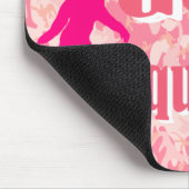 Gone Squatching op roze camouflage Muismat (Hoek)