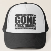 GONE STOCK TRADING - Ik ben voorzichtig investeerd Trucker Pet (Voorkant)