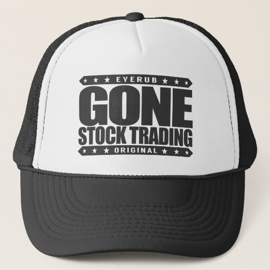 GONE STOCK TRADING - Ik ben voorzichtig investeerd Trucker Pet (Voorkant)