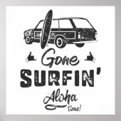Gone Surfing Aloha Time Poster (Voorkant)