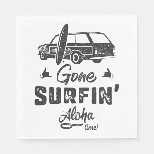 Gone Surfing Aloha Time Servet (Voorkant)
