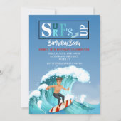 Gone Surfing Invitation Kaart (Voorkant)