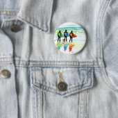 Gone Surfing v.1 Ronde Button 5,7 Cm (In situ)