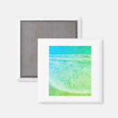 Gone SurfOcean Zee Beach Travel Magnet (Voorkant / Achterkant)