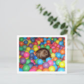 Gone Swimming Briefkaart (Staand voorkant)