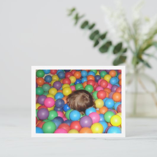 Gone Swimming Briefkaart (Staand voorkant)