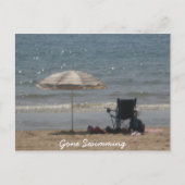 Gone Swimming Briefkaart (Voorkant)