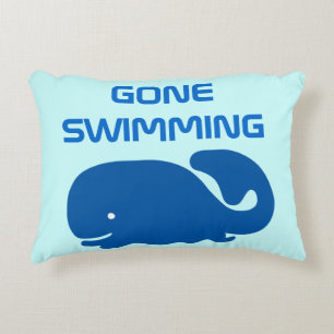 Gone Swimming Decoratief Kussen