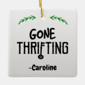 Gone Thrifting Keramisch Ornament (Voorkant)