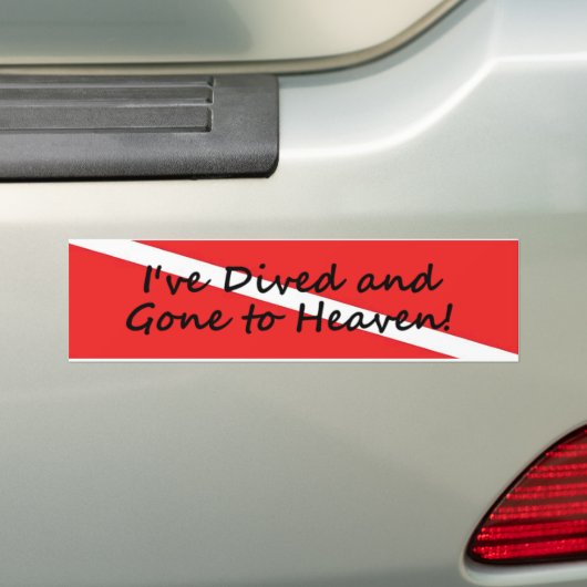 Gone to Heaven Bumpersticker (Op auto)