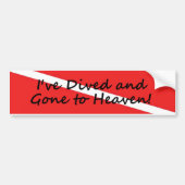 Gone to Heaven Bumpersticker (Voorkant)