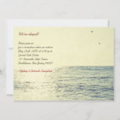 Gone to Live Our Dream - Wedding Invite Kaart (Achterkant)