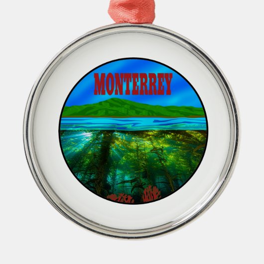 Gone to Monterey Metalen Ornament (Voorkant)
