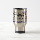 Gone to Snow Dogs Travel Mug Reisbeker (Center)
