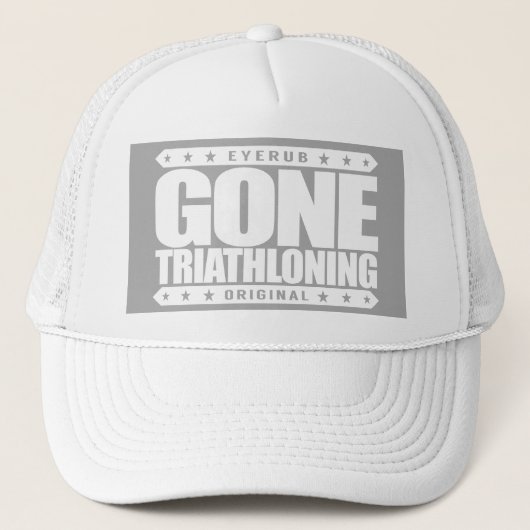 GONE TRIATHLONING - Een proefversie en een speciaa Trucker Pet (Voorkant)