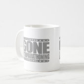 GONE ULTRAMARATHONING - Ik ben ultra-marathonloper Koffiemok (Voorkant links)