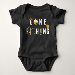 Gone Vissen Baby Bodysuit