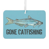 Gone Vissen Blue Catfish Luchtverfrisser (Achterkant)