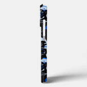 Gone Vissen Blue Pattern Case-Mate iPhone Case (Achterkant / Links)