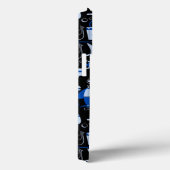 Gone Vissen Blue Pattern Case-Mate iPhone Case (Achterkant / Rechts)