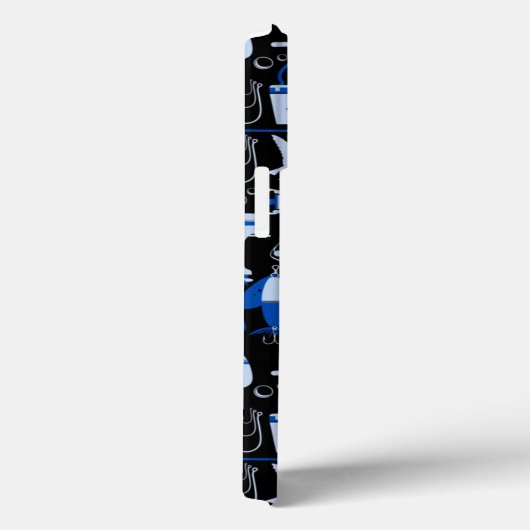 Gone Vissen Blue Pattern Case-Mate iPhone Case (Achterkant / Rechts)