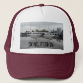 Gone Vissen Boats Trucker Pet (Voorkant)