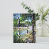 Gone Vissen Card Briefkaart (Staand voorkant)