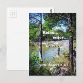 Gone Vissen Card Briefkaart (Voorkant / Achterkant)