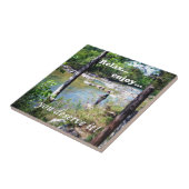 Gone Vissen Card Tegeltje (Zijkant)