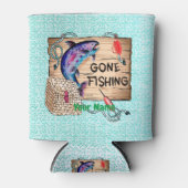 Gone Vissen custom Blikjeskoeler (Voorkant)