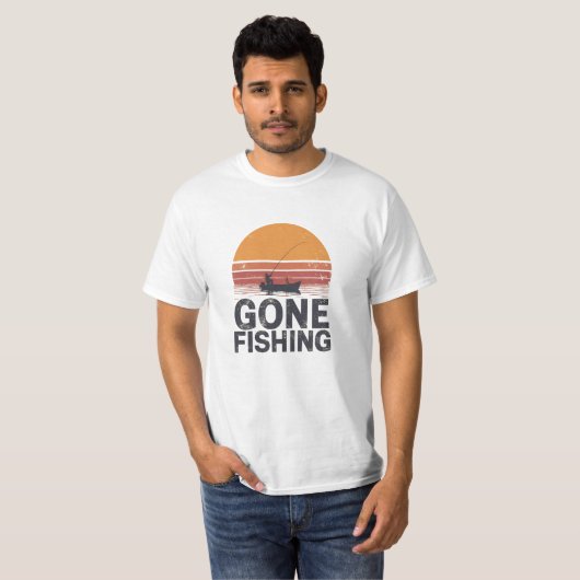 Gone Vissen Design T-shirt (Voorkant volledig)