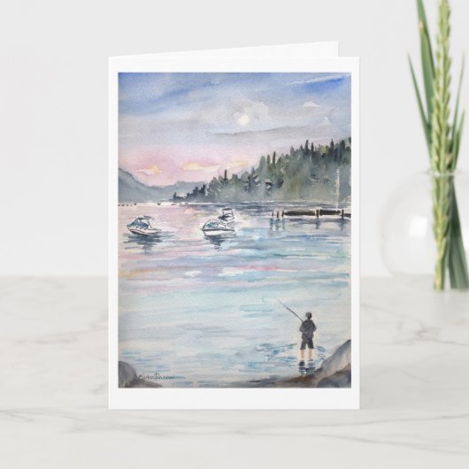 Gone Vissen! Fijne Vaderdag Kaart (Voorkant)