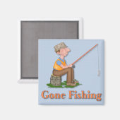 Gone Vissen Fisherman Magneet (Voorkant / Achterkant)