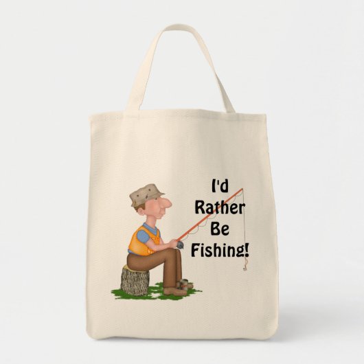 Gone Vissen Fisherman Tote Bag (Voorkant)