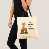 Gone Vissen Fisherman Tote Bag (Voorkant (product))
