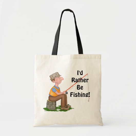 Gone Vissen Fisherman Tote Bag (Voorkant)