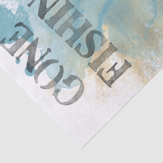 Gone Vissen Gnome Tissuepapier (Detail)