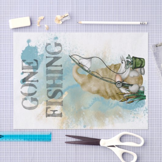 Gone Vissen Gnome Tissuepapier (Craft)