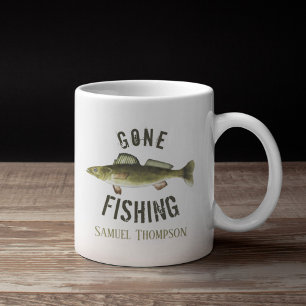Gone Vissen Modern Fisherman Angler Koffiemok