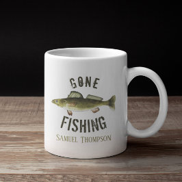 Gone Vissen Modern Fisherman Angler Koffiemok