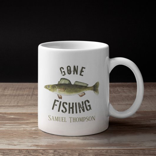 Gone Vissen Modern Fisherman Angler Koffiemok